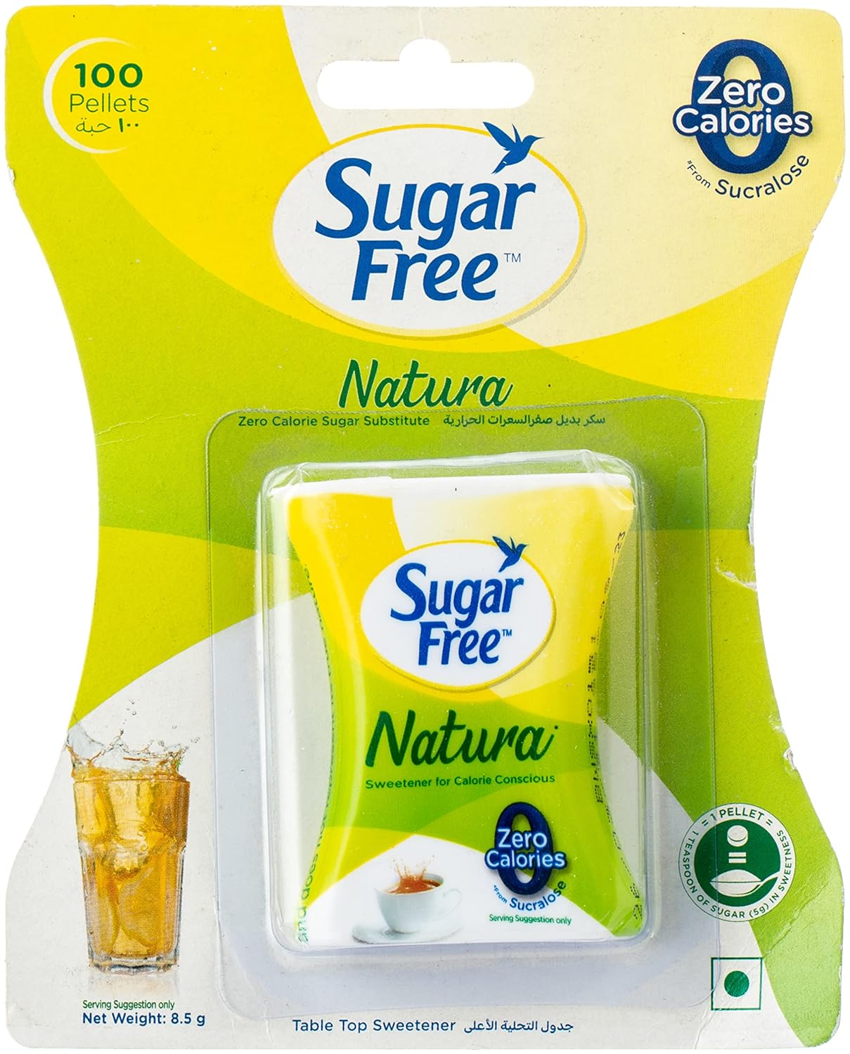 SUGAR FREE NATURA 100 PELLETS